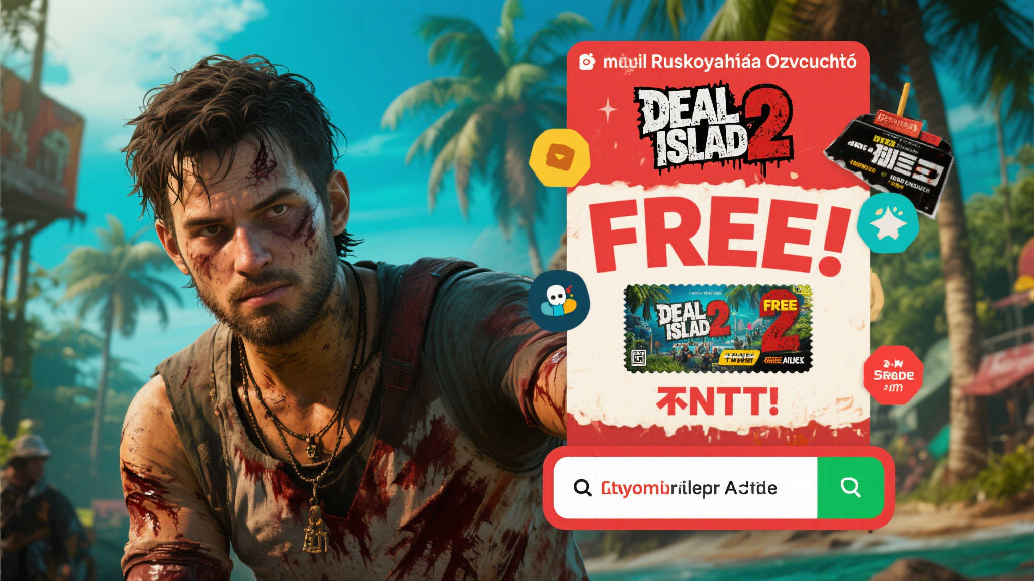 团队打造《死亡岛2》俄语配音，游戏现可免费获取！